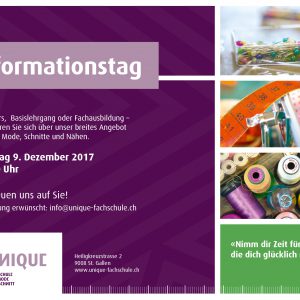 Informationstage Mode und Schnitt Kurse